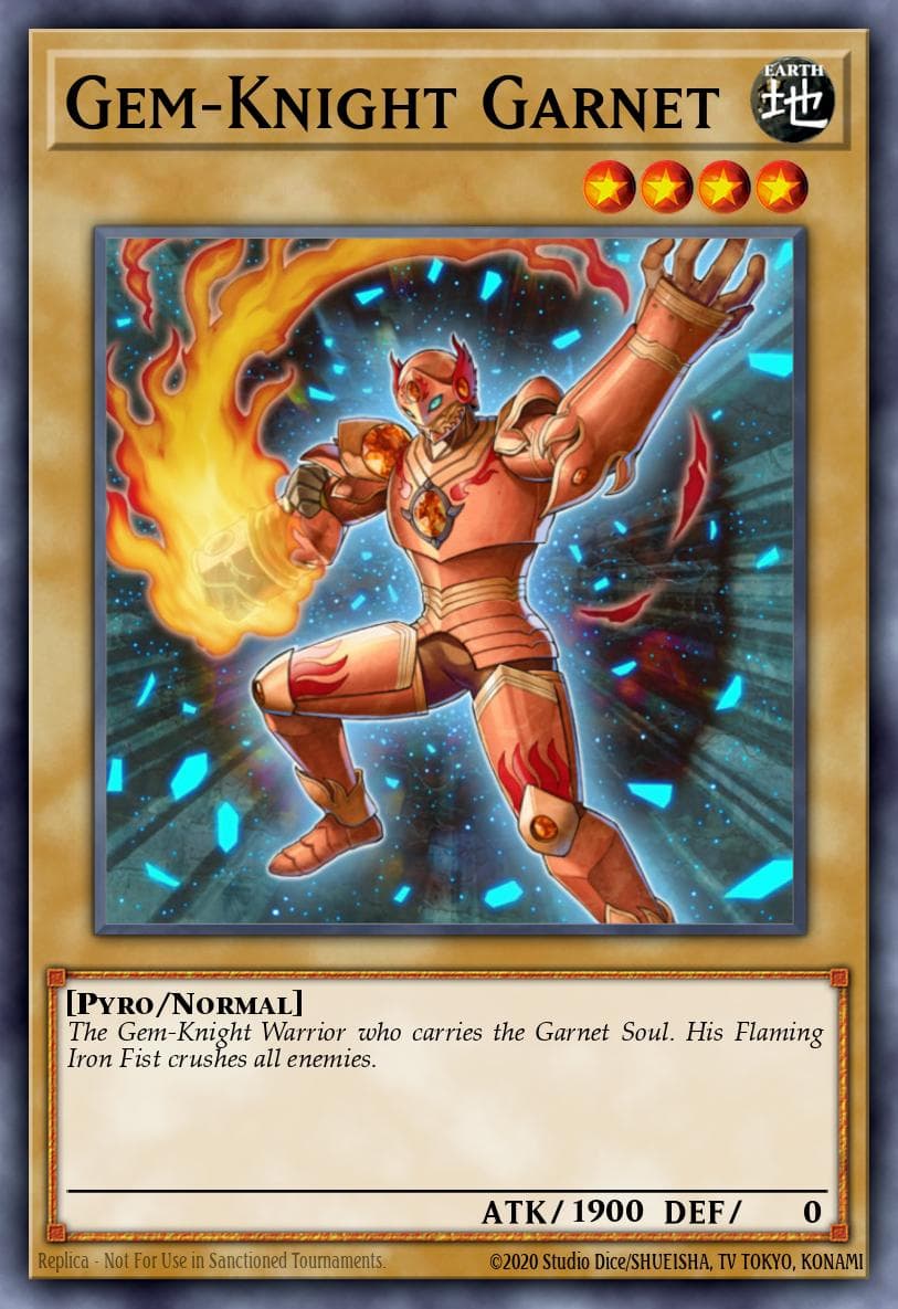 Gem-Knight Garnet — OTS Tournament Pack 6 Yu-Gi-Oh! card by KAZUKI TAKAHASHI