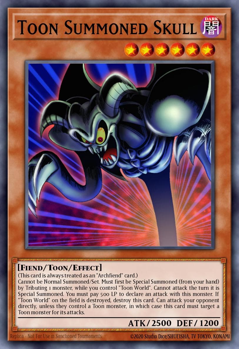 Toon Summoned Skull — Yu-Gi-Oh! card