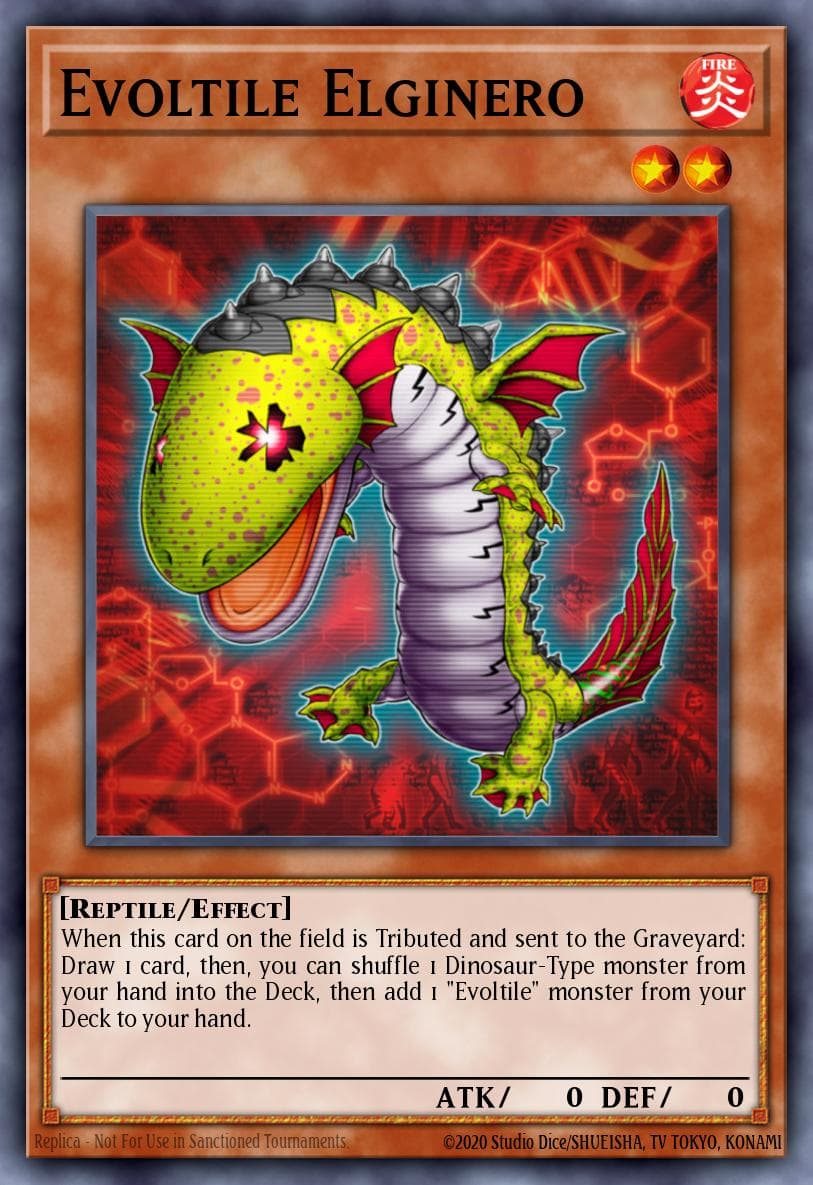 Evoltile Elginero — Galactic Overlord Yu-Gi-Oh! card by KAZUKI TAKAHASHI