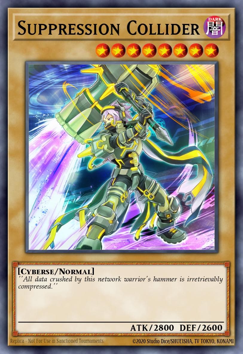 Suppression Collider — Chaos Impact Yu-Gi-Oh! card by KAZUKI TAKAHASHI