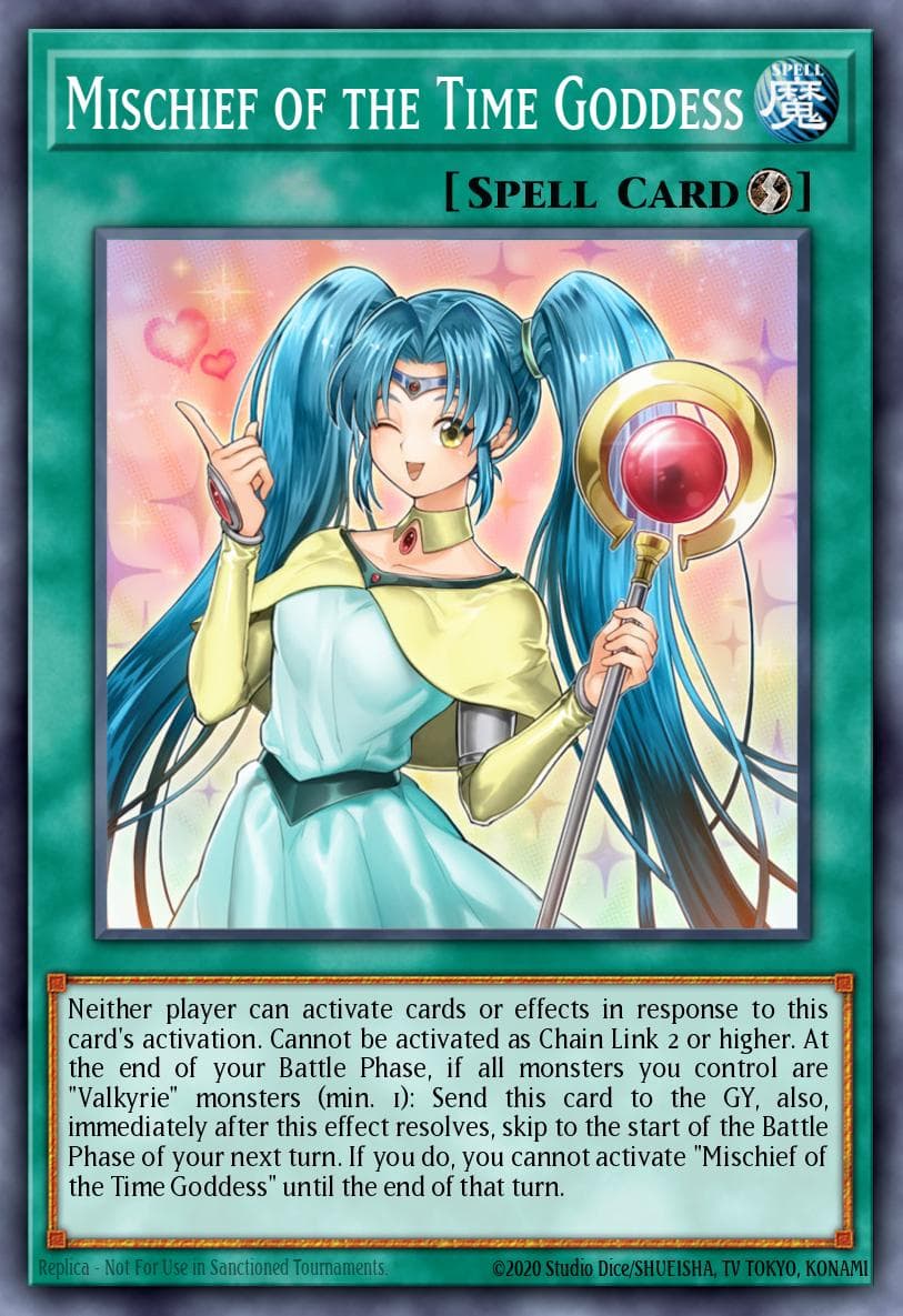 Mischief of the Time Goddess — Yu-Gi-Oh! card