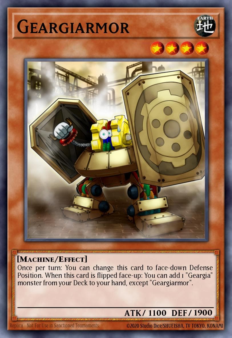 Geargiarmor — Yu-Gi-Oh! card