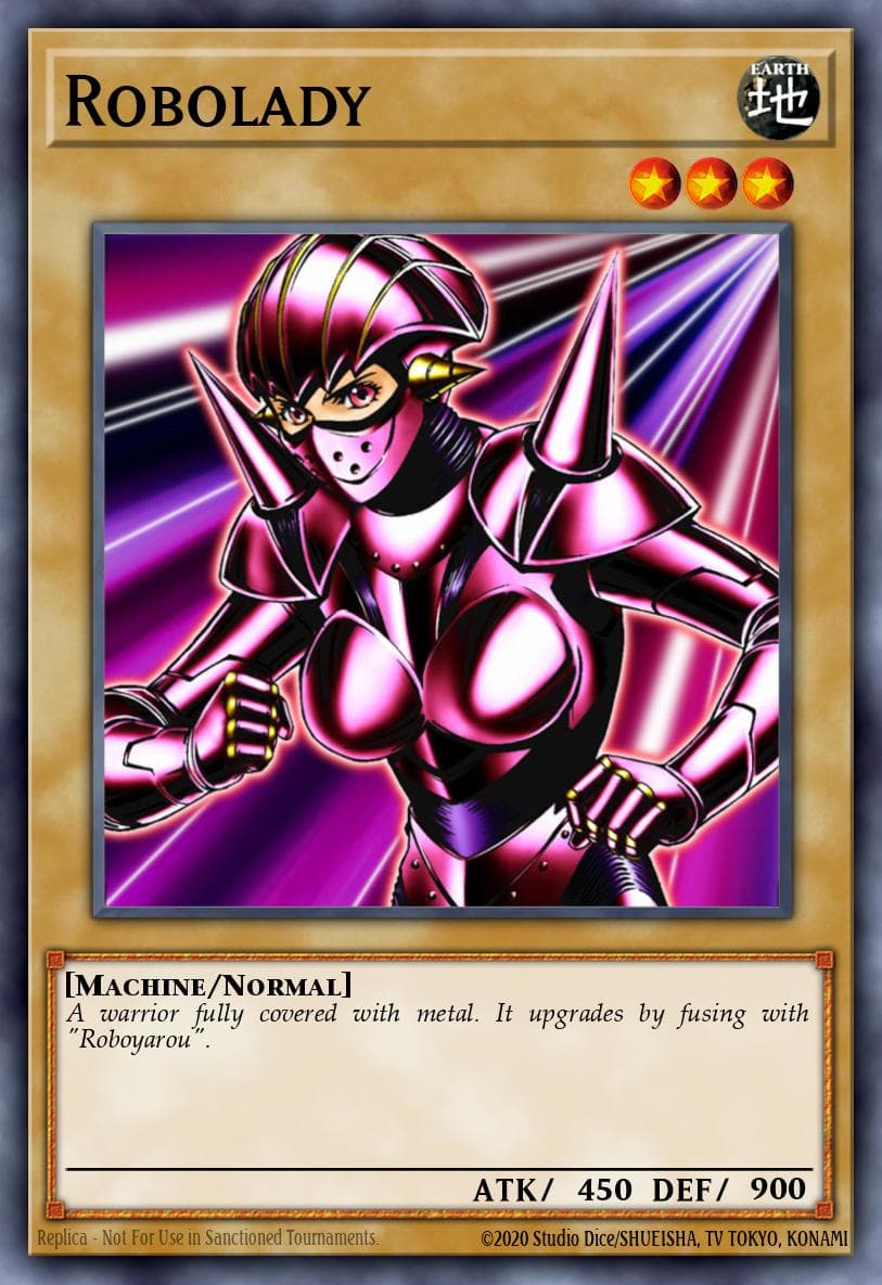 Robolady — Legacy of Darkness (Worldwide English) Yu-Gi-Oh! card by KAZUKI TAKAHASHI