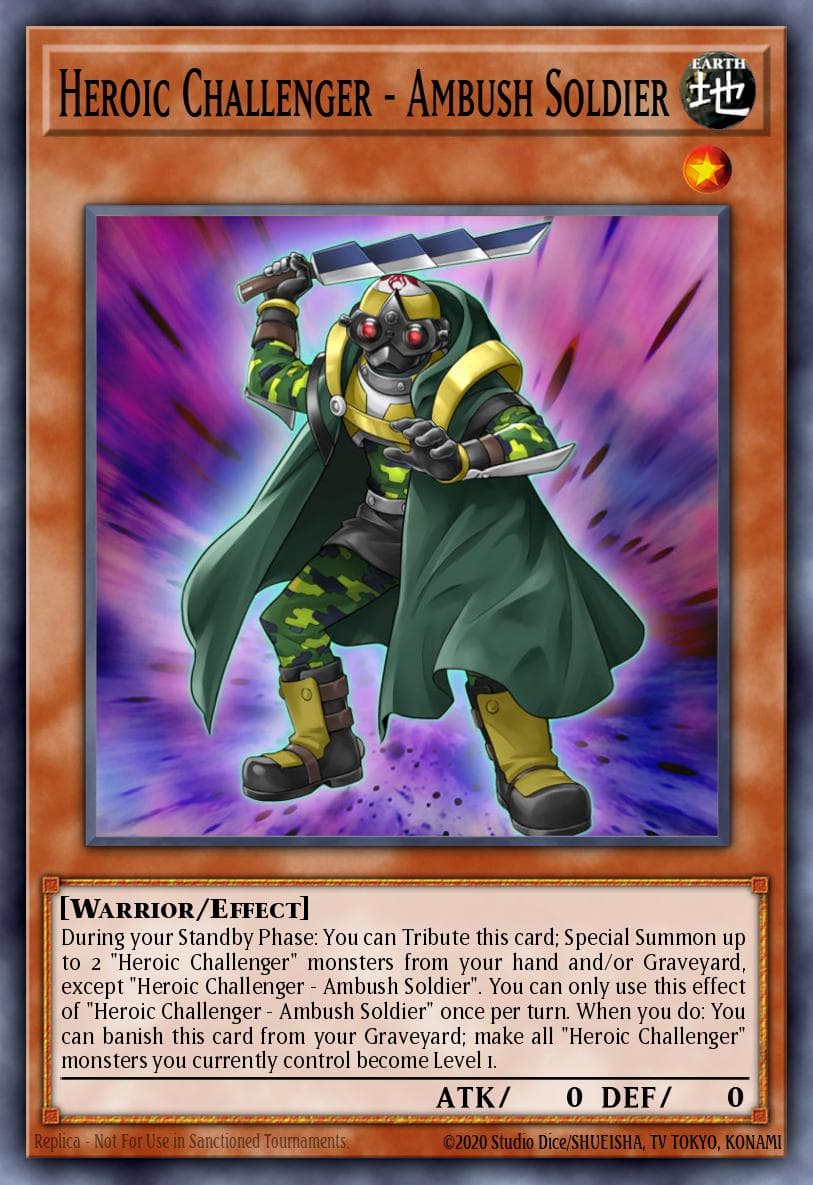 Heroic Challenger - Ambush Soldier — Number Hunters