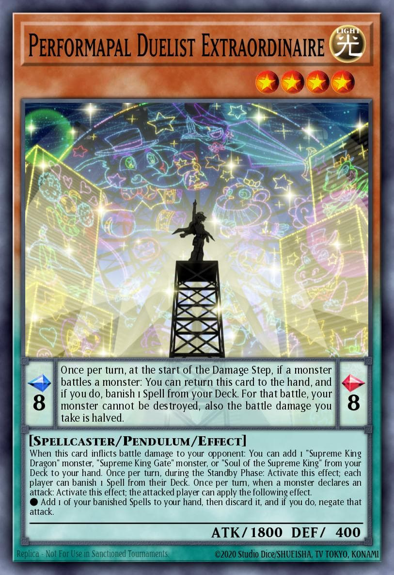 Performapal Duelist Extraordinaire — Maze of Memories