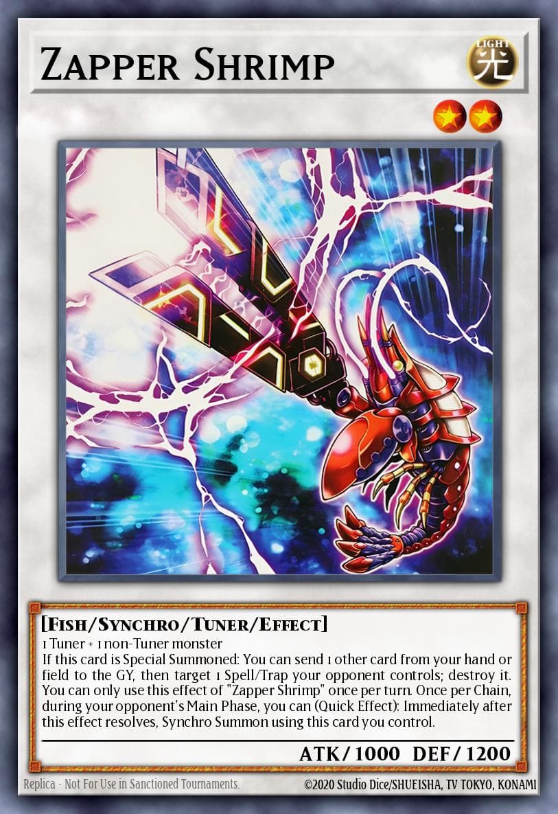 Zapper Shrimp — 2025 Mega-Pack Yu-Gi-Oh! card by Studio Dice/SHUEISHA, TV TOKYO, KONAMI