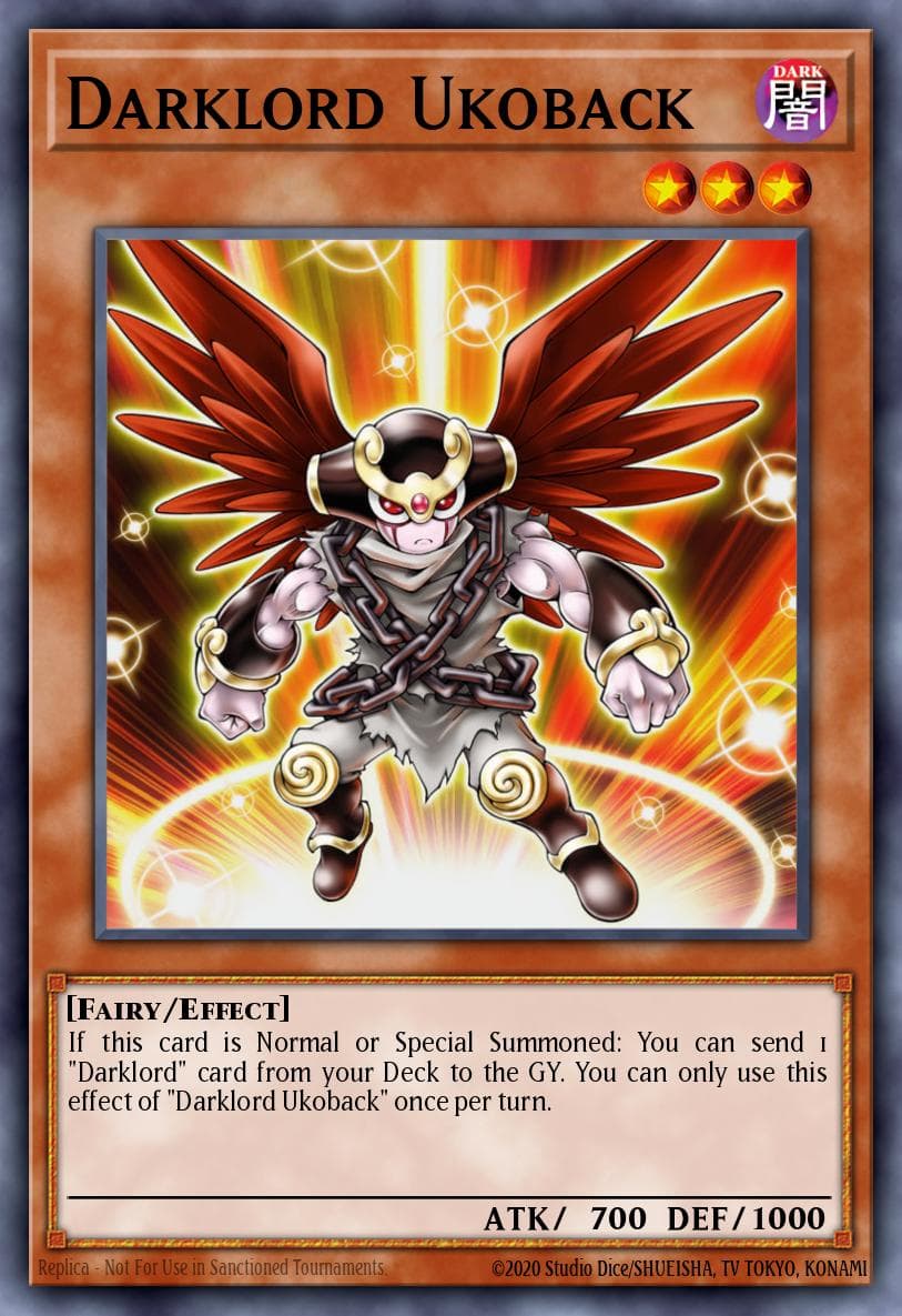 Darklord Ukoback — Yu-Gi-Oh! card