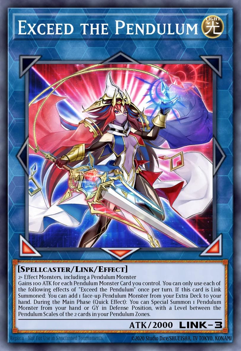 Exceed the Pendulum — Age of Overlord Yu-Gi-Oh! card by M.K.O.B.