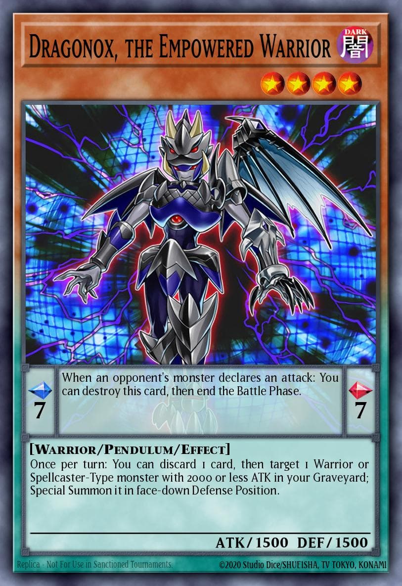 Dragonox, the Empowered Warrior — 2016 Mega-Tins Yu-Gi-Oh! card by KAZUKI TAKAHASHI