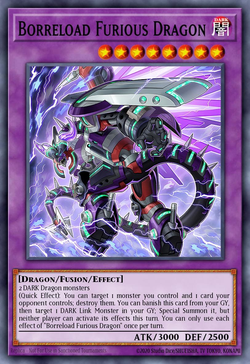 Borreload Furious Dragon — Yu-Gi-Oh! card