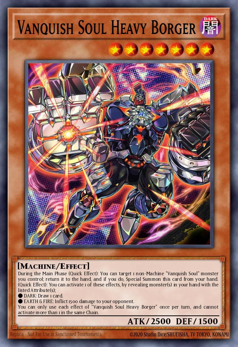 Vanquish Soul Heavy Borger — Yu-Gi-Oh! card