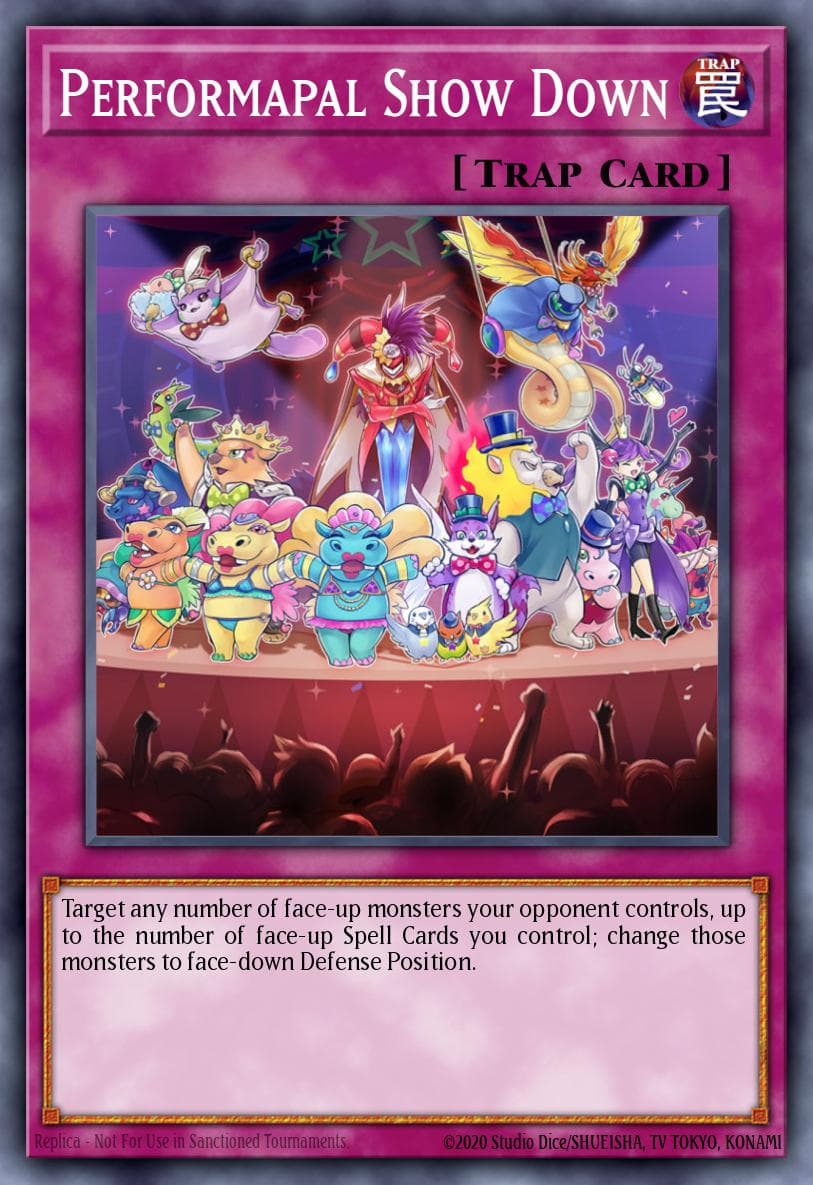 Performapal Show Down — Starter Deck: Yuya Yu-Gi-Oh! card by KAZUKI TAKAHASHI