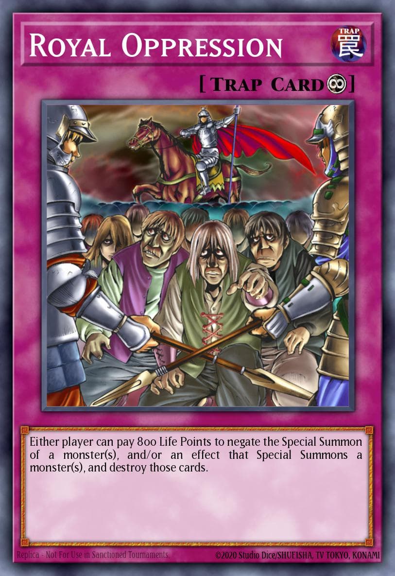 Royal Oppression — Yu-Gi-Oh! card