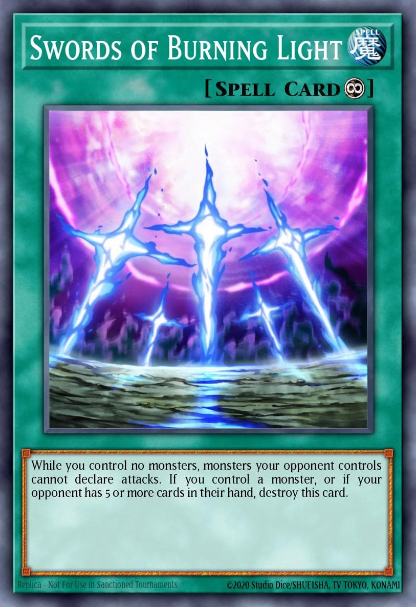 Swords of Burning Light — Yu-Gi-Oh! card