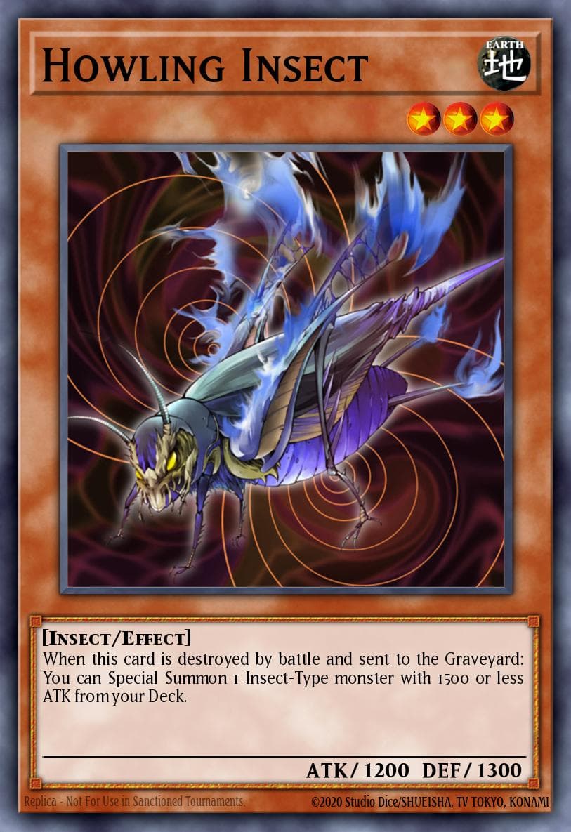 Howling Insect — Soul of the Duelist Yu-Gi-Oh! card by KAZUKI TAKAHASHI