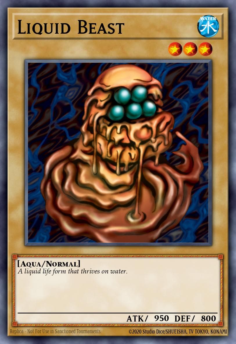 Liquid Beast — Spell Ruler (Worldwide English) Yu-Gi-Oh! card by KAZUKI TAKAHASHI