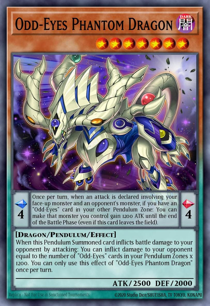 Odd-Eyes Phantom Dragon — Yu-Gi-Oh! ARC-V Promo Cards Yu-Gi-Oh! card by KAZUKI TAKAHASHI