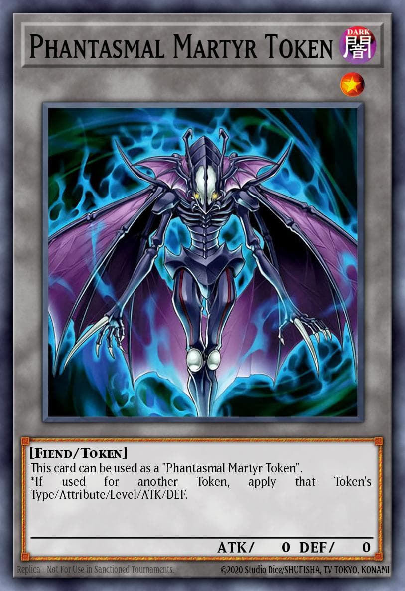 Phantasmal Martyr Token — Structure Deck: Sacred Beasts
