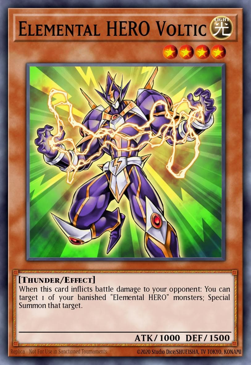 Elemental Hero Voltic — Duel Terminal 6 Yu-Gi-Oh! card by KAZUKI TAKAHASHI
