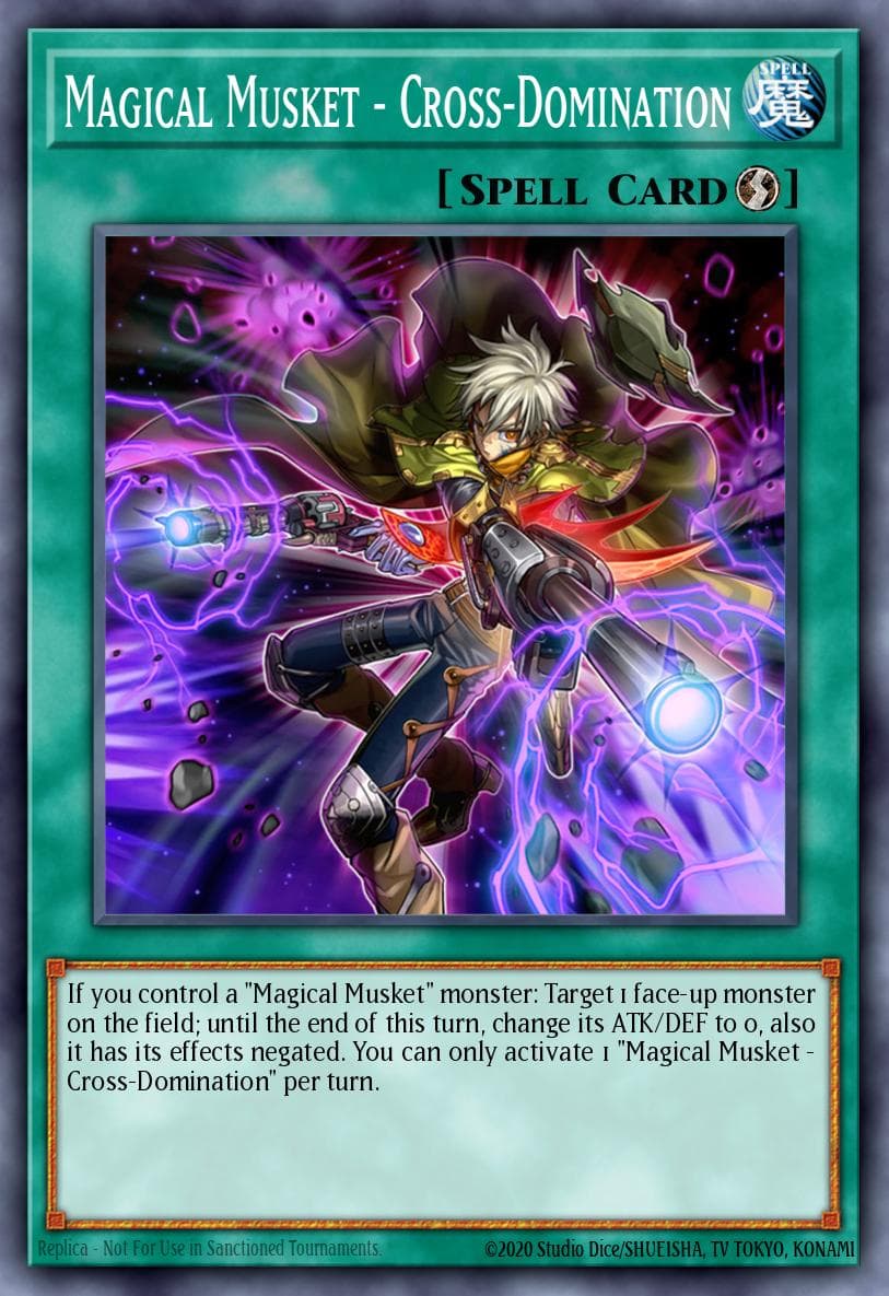 Magical Musket - Cross-Domination — Yu-Gi-Oh! card