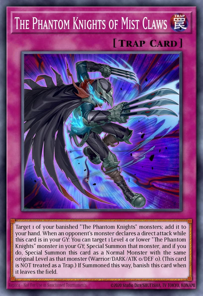 The Phantom Knights of Mist Claws — Legendary Hero Decks Yu-Gi-Oh! card by KAZUKI TAKAHASHI