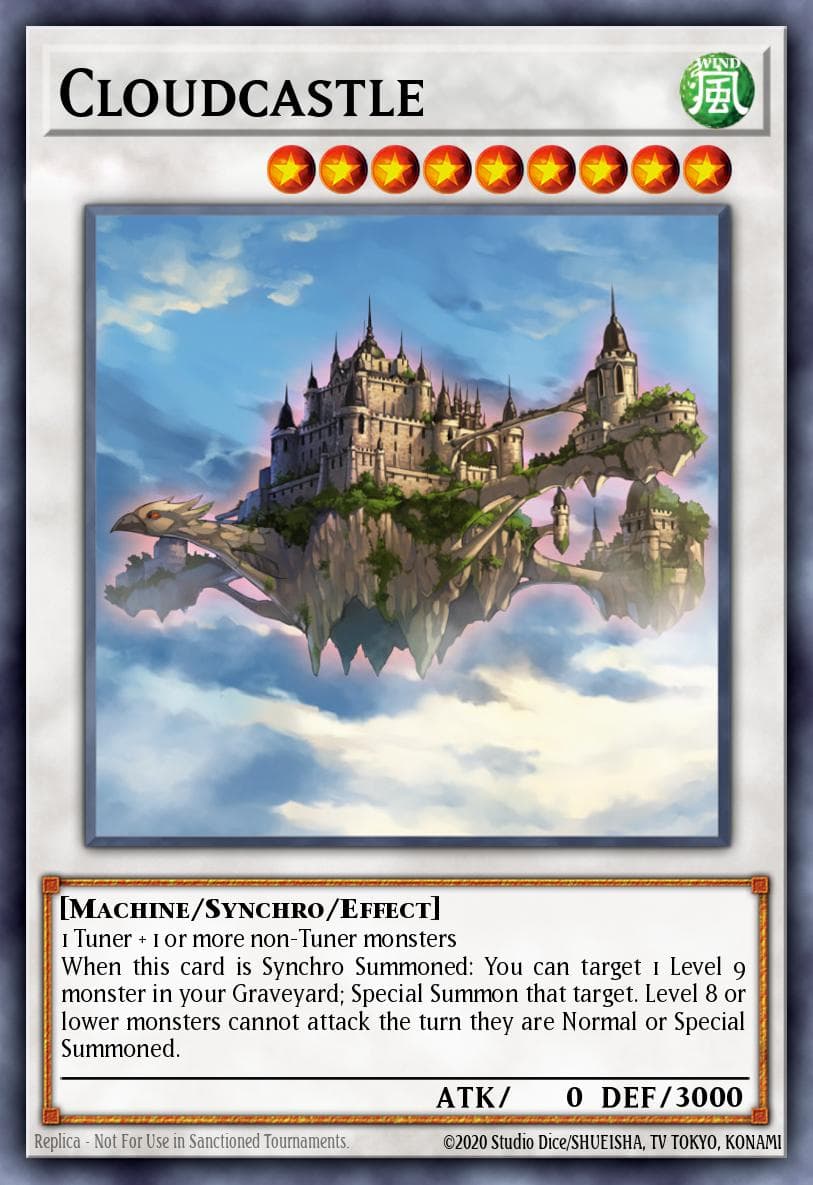 Cloudcastle — 2015 Mega-Tins Mega Pack Yu-Gi-Oh! card by KAZUKI TAKAHASHI