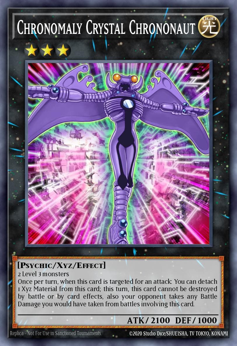 Chronomaly Crystal Chrononaut — Return of the Duelist Yu-Gi-Oh! card by KAZUKI TAKAHASHI