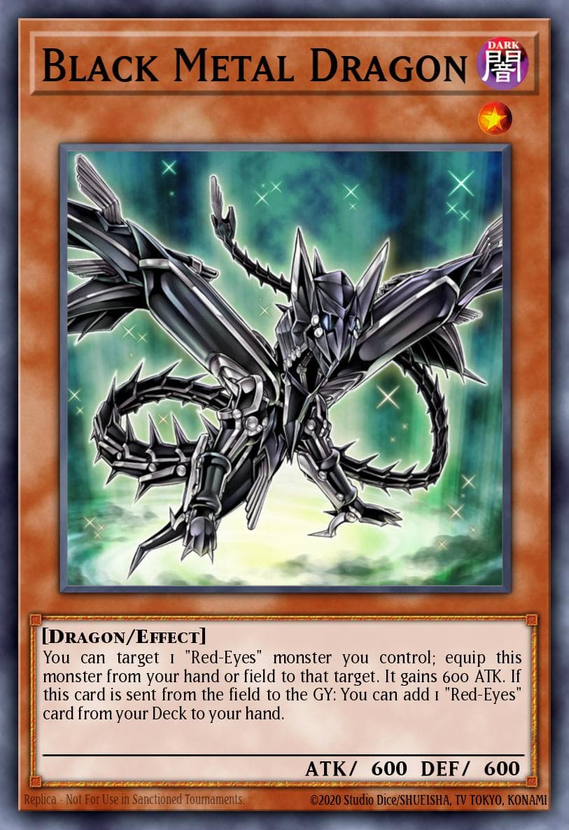Black Metal Dragon — Legendary Decks II Yu-Gi-Oh! card by KAZUKI TAKAHASHI