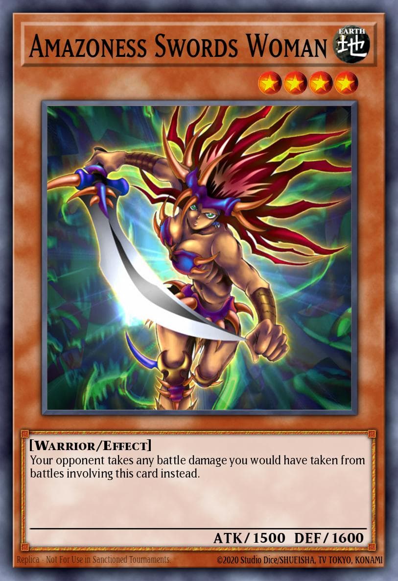Amazoness Swords Woman — Yu-Gi-Oh! card