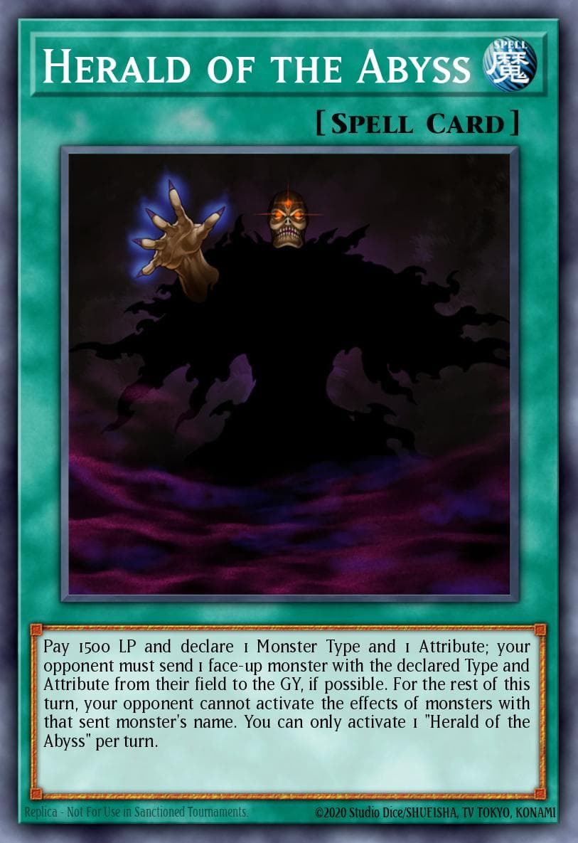 Herald of the Abyss — Soul Fusion Yu-Gi-Oh! card by KAZUKI TAKAHASHI