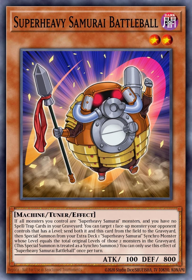 Superheavy Samurai Battleball — Yu-Gi-Oh! card