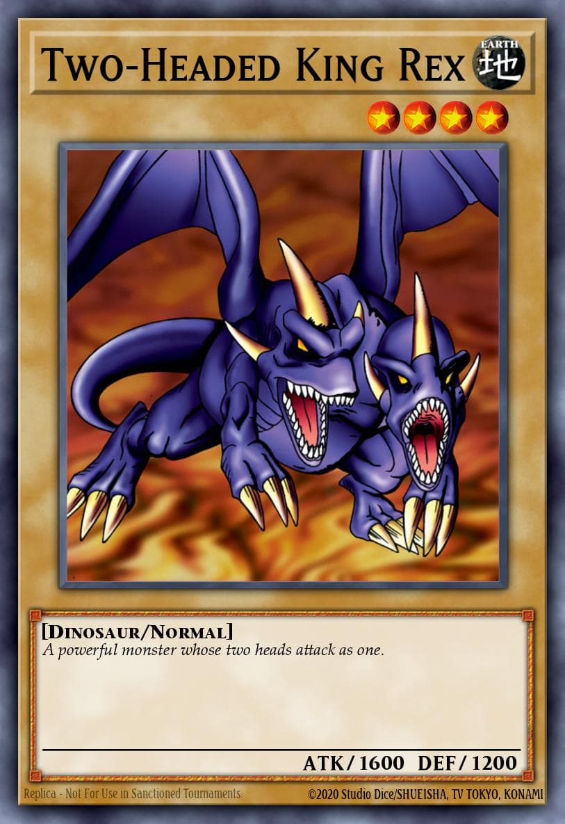 Two-Headed King Rex — Yu-Gi-Oh! card