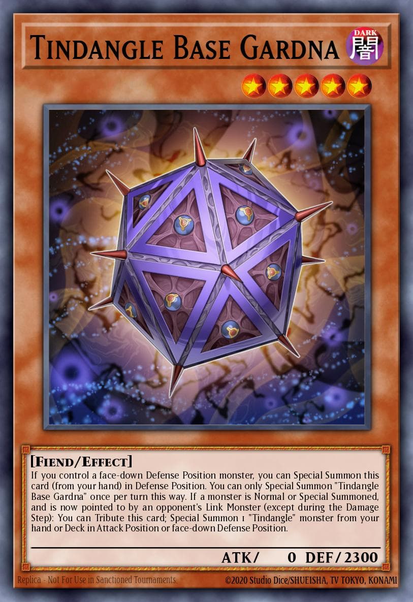 Tindangle Base Gardna — Extreme Force Yu-Gi-Oh! card by KAZUKI TAKAHASHI