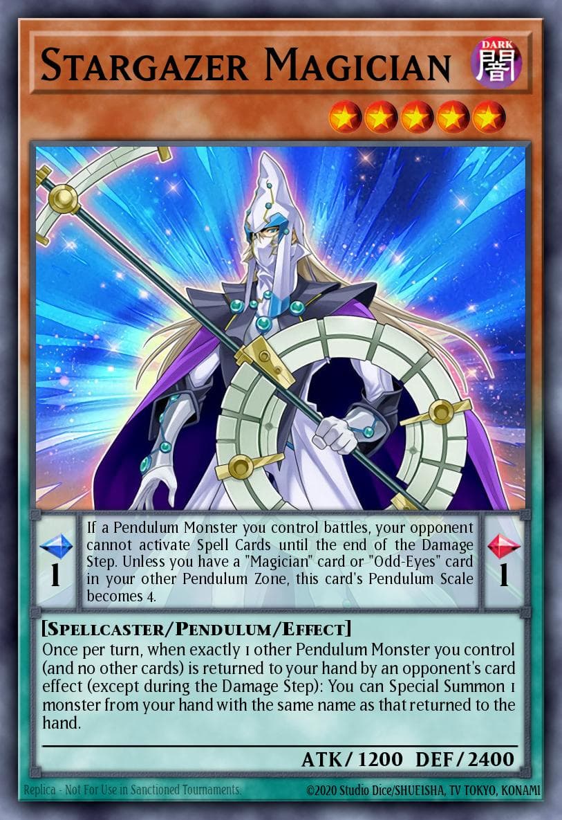 Stargazer Magician — Star Pack ARC-V Yu-Gi-Oh! card by KAZUKI TAKAHASHI