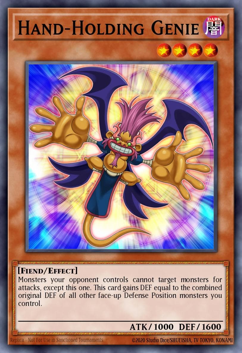 Hand-Holding Genie — Dragons of Legend: Unleashed Yu-Gi-Oh! card by KAZUKI TAKAHASHI