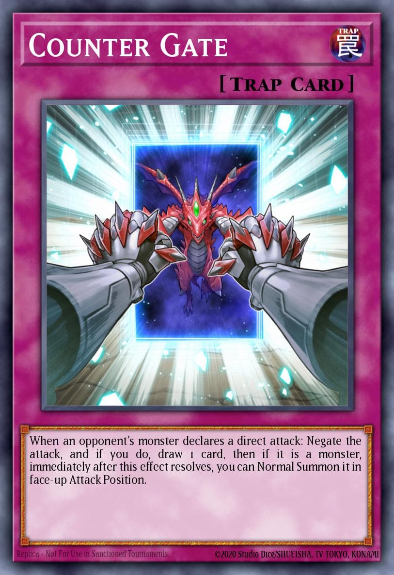 Counter Gate — The Dark Side of Dimensions Movie Pack: Gold Edition Yu-Gi-Oh! card by KAZUKI TAKAHASHI