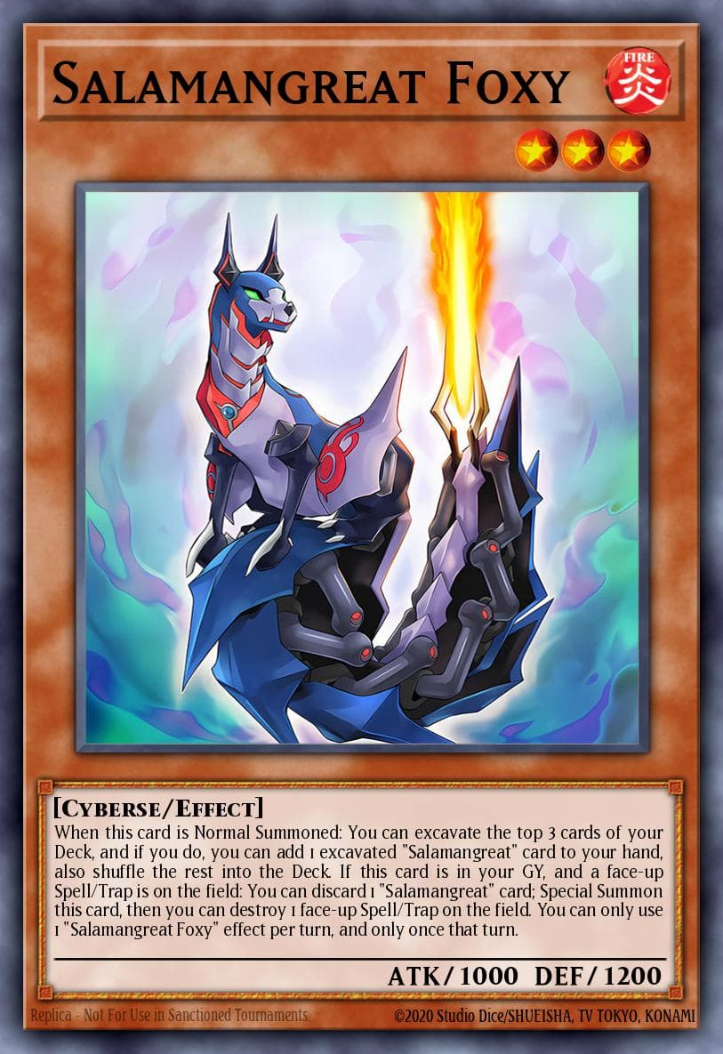 Salamangreat Foxy — Yu-Gi-Oh! card