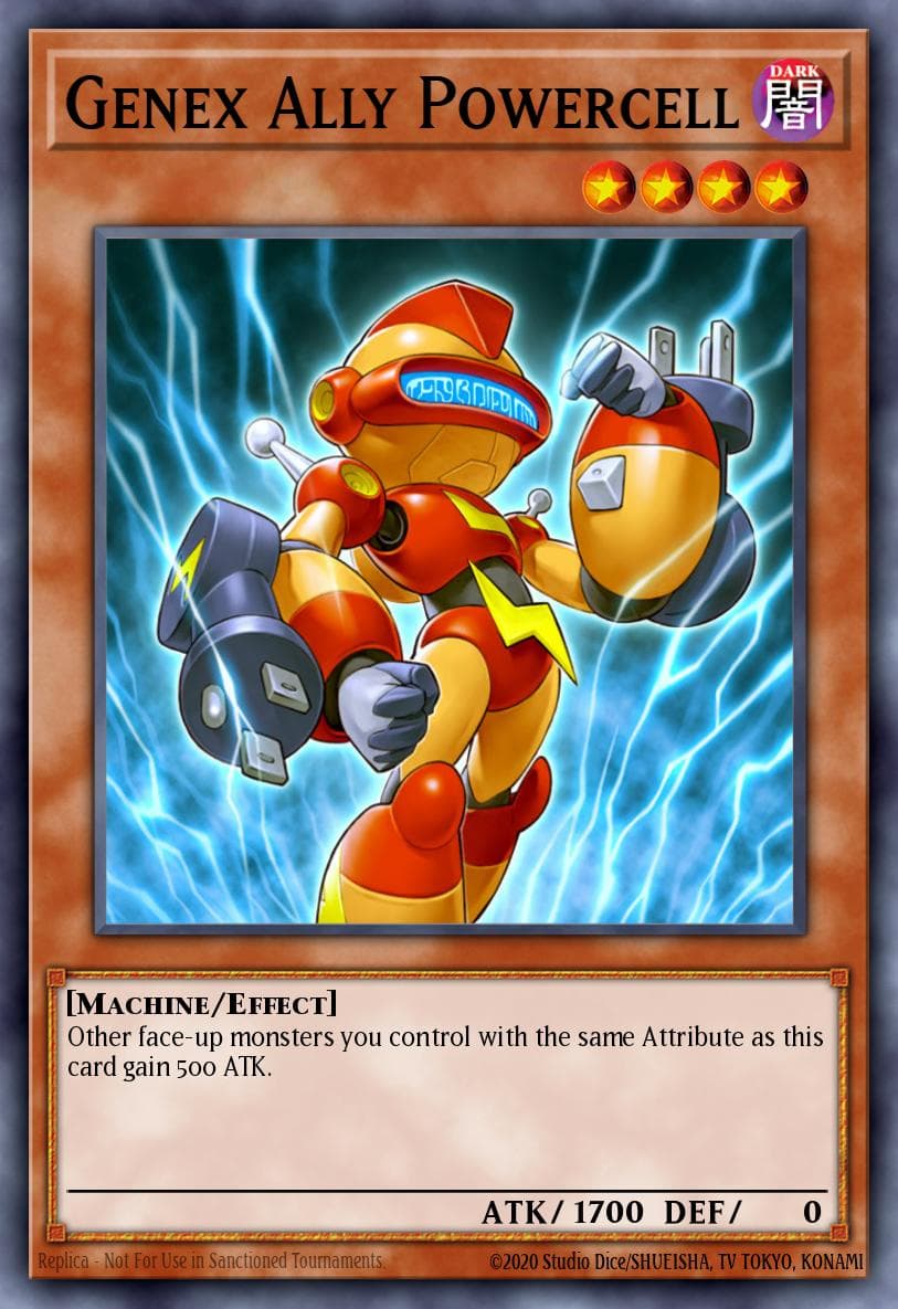 Genex Ally Powercell — Duel Terminal 4 Yu-Gi-Oh! card by KAZUKI TAKAHASHI