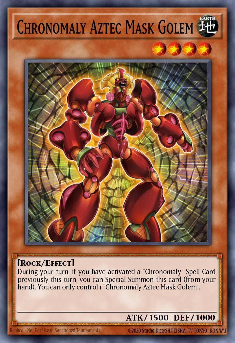 Chronomaly Aztec Mask Golem — Number Hunters