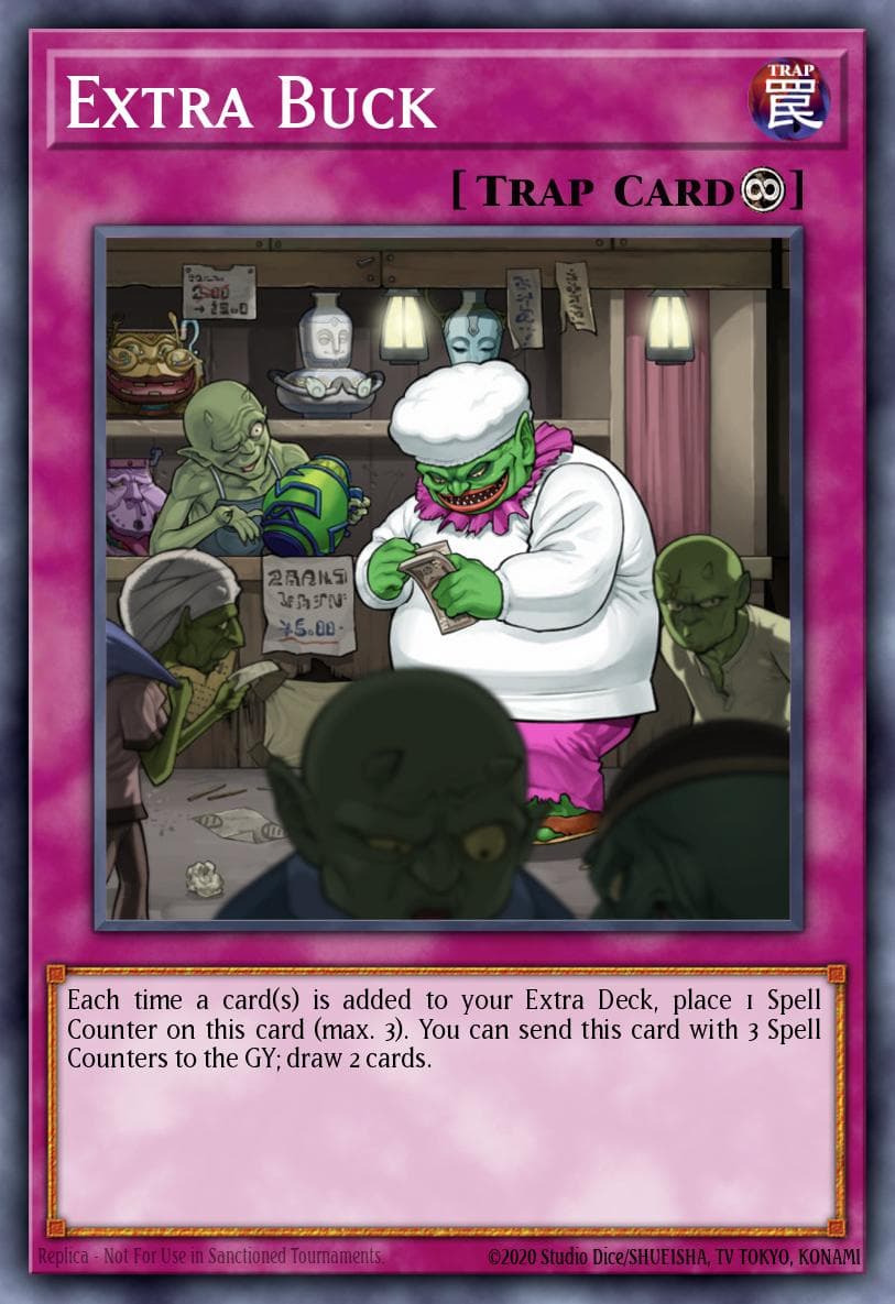Extra Buck — 2016 Mega-Tins Mega Pack Yu-Gi-Oh! card by KAZUKI TAKAHASHI