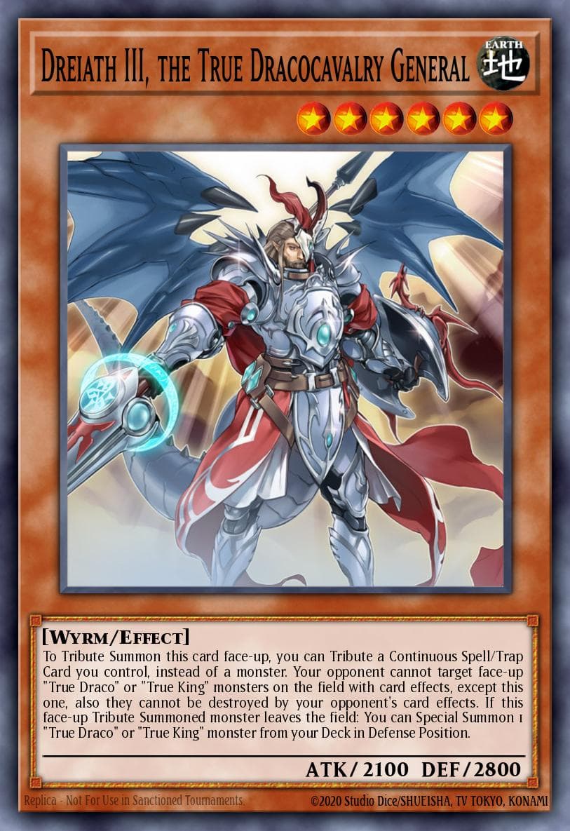 Dreiath III, the True Dracocavalry General — Maximum Crisis Yu-Gi-Oh! card by KAZUKI TAKAHASHI