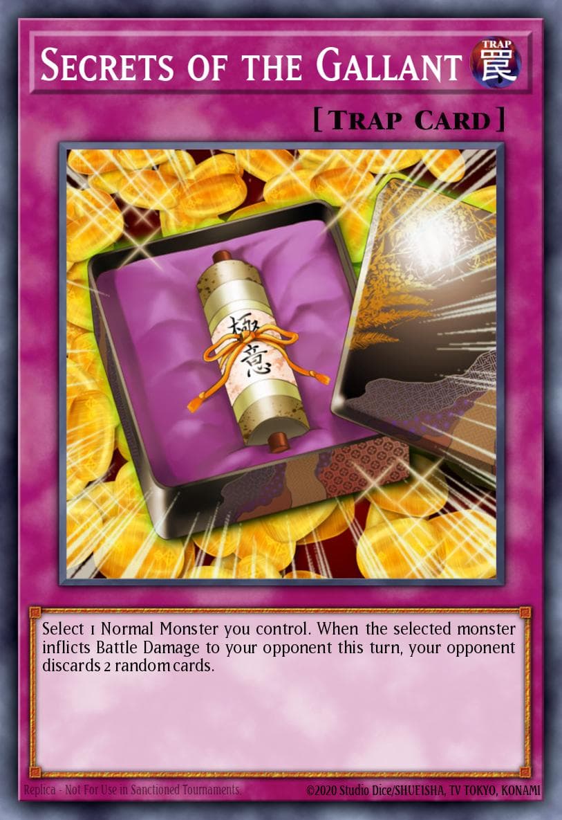 Secrets of the Gallant — Force of the Breaker Yu-Gi-Oh! card by KAZUKI TAKAHASHI