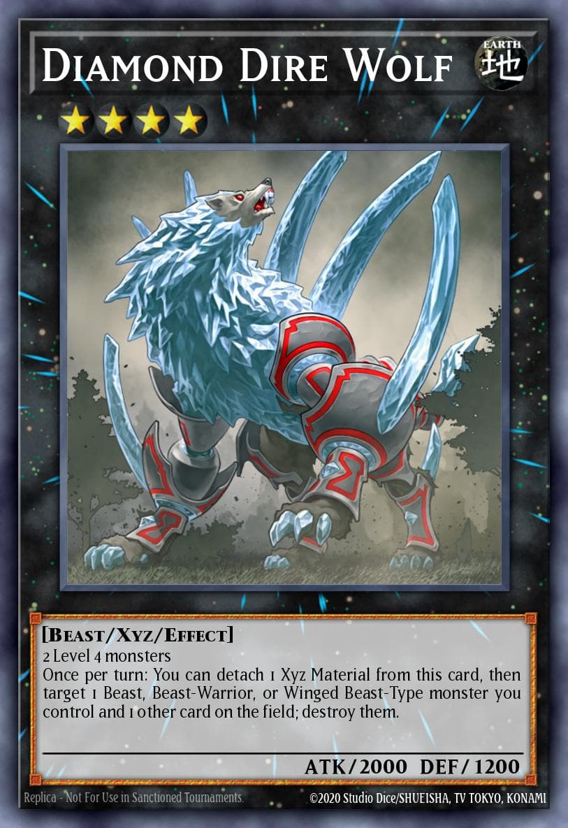 Diamond Dire Wolf — Yu-Gi-Oh! card
