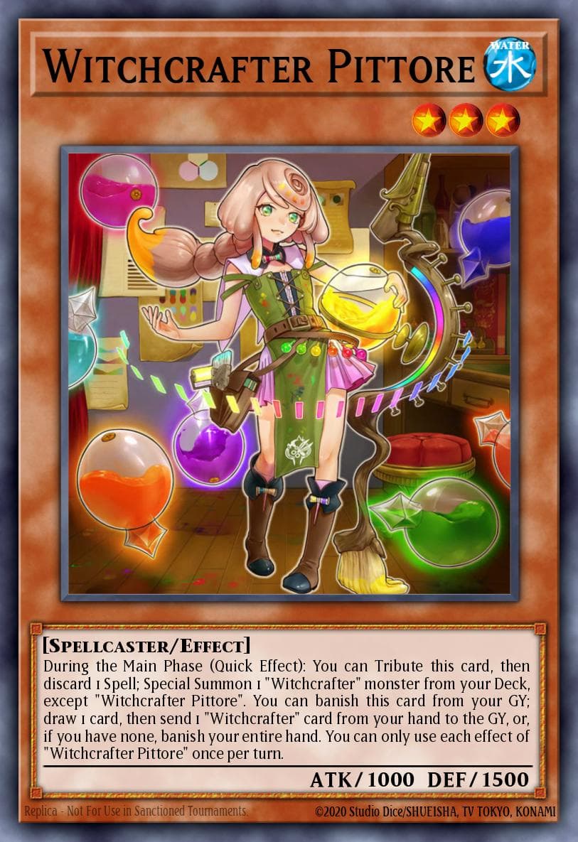 Witchcrafter Pittore — Yu-Gi-Oh! card