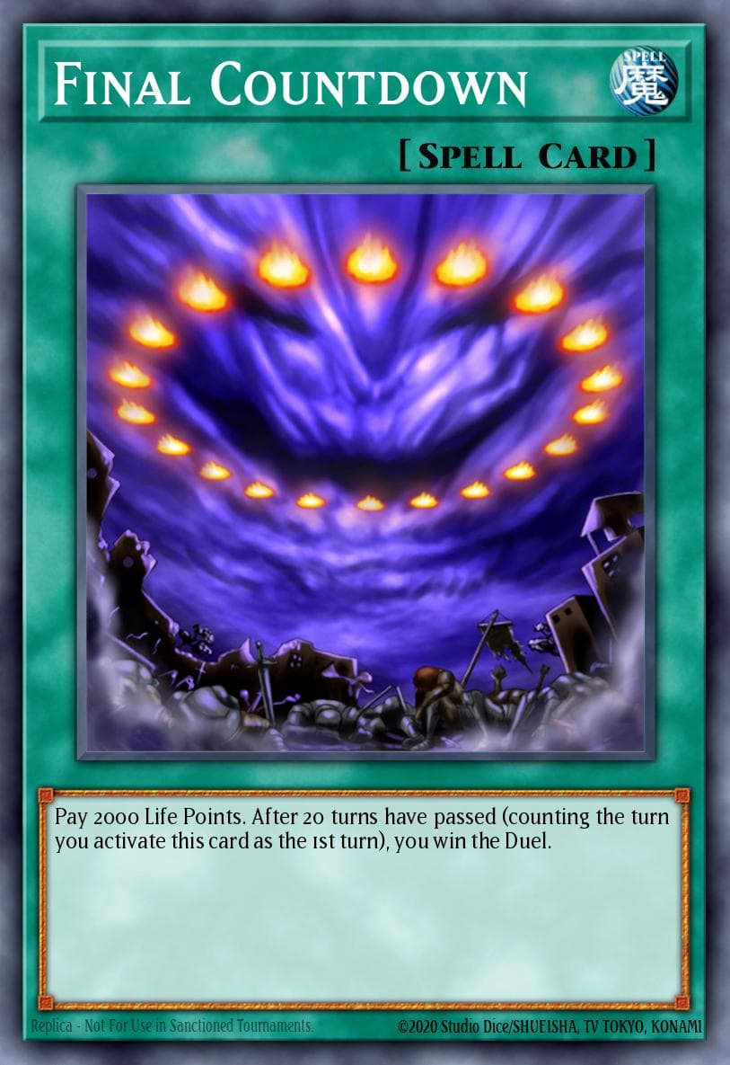 Final Countdown — Champion Pack 1 Yu-Gi-Oh! card by KAZUKI TAKAHASHI