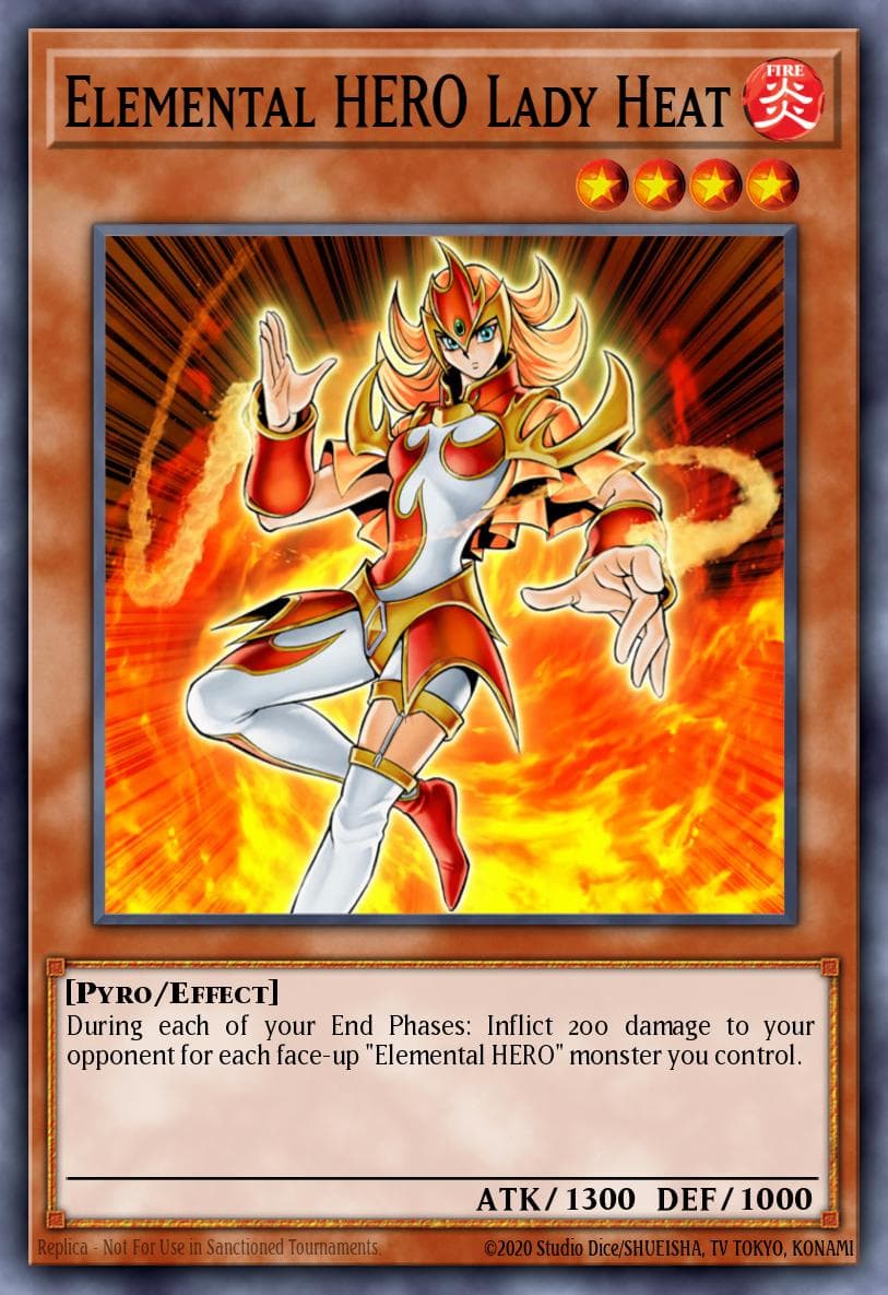 Elemental Hero Lady Heat — Yu-Gi-Oh! card