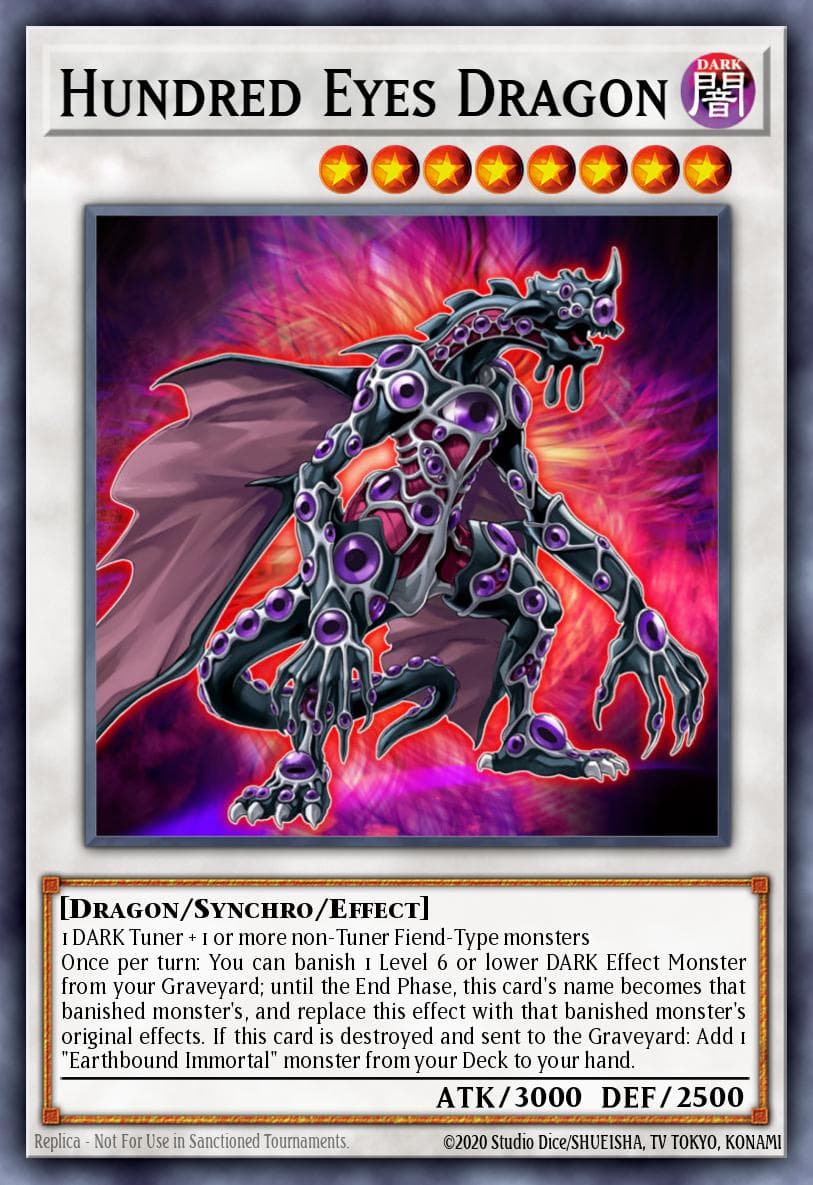 Hundred Eyes Dragon — Yu-Gi-Oh! card