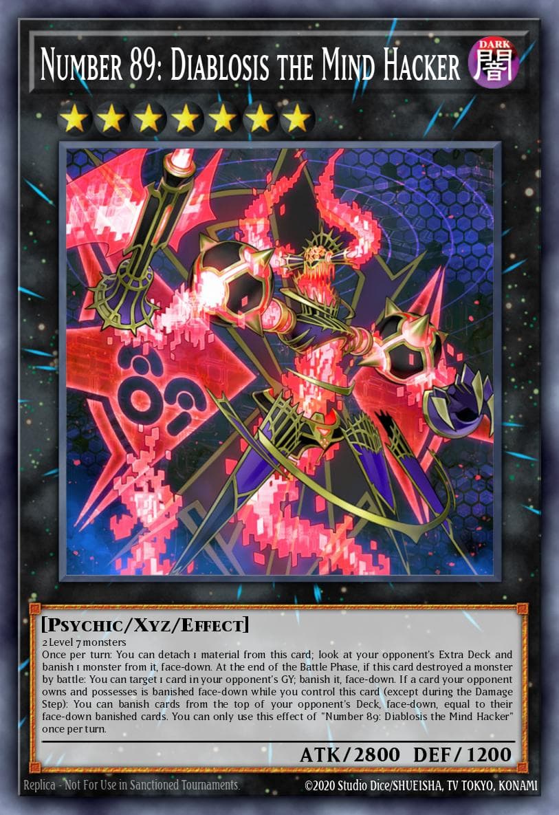 Number 89: Diablosis the Mind Hacker — Yu-Gi-Oh! Championship Series Prize Cards