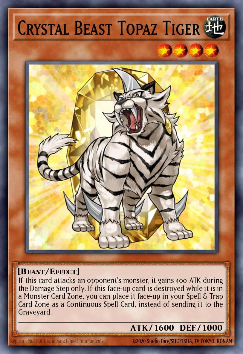 Crystal Beast Topaz Tiger — Force of the Breaker