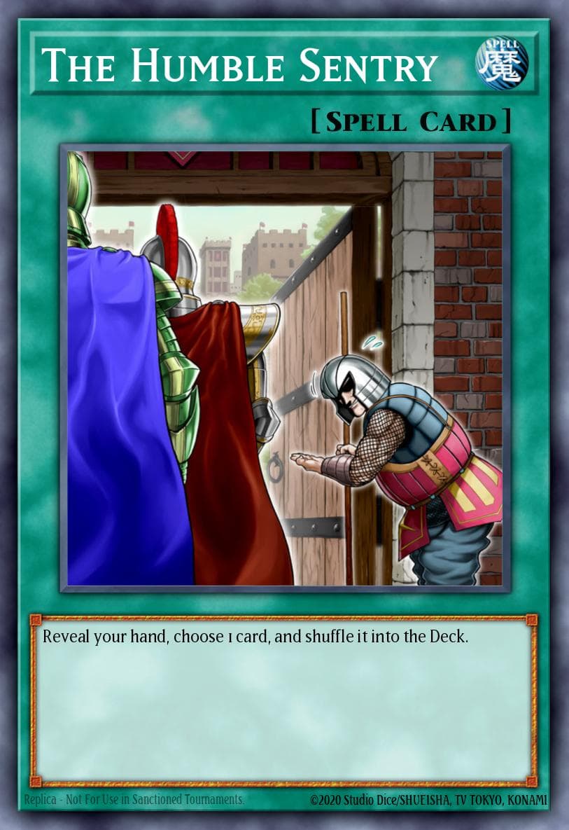 The Humble Sentry — Abyss Rising Yu-Gi-Oh! card by KAZUKI TAKAHASHI